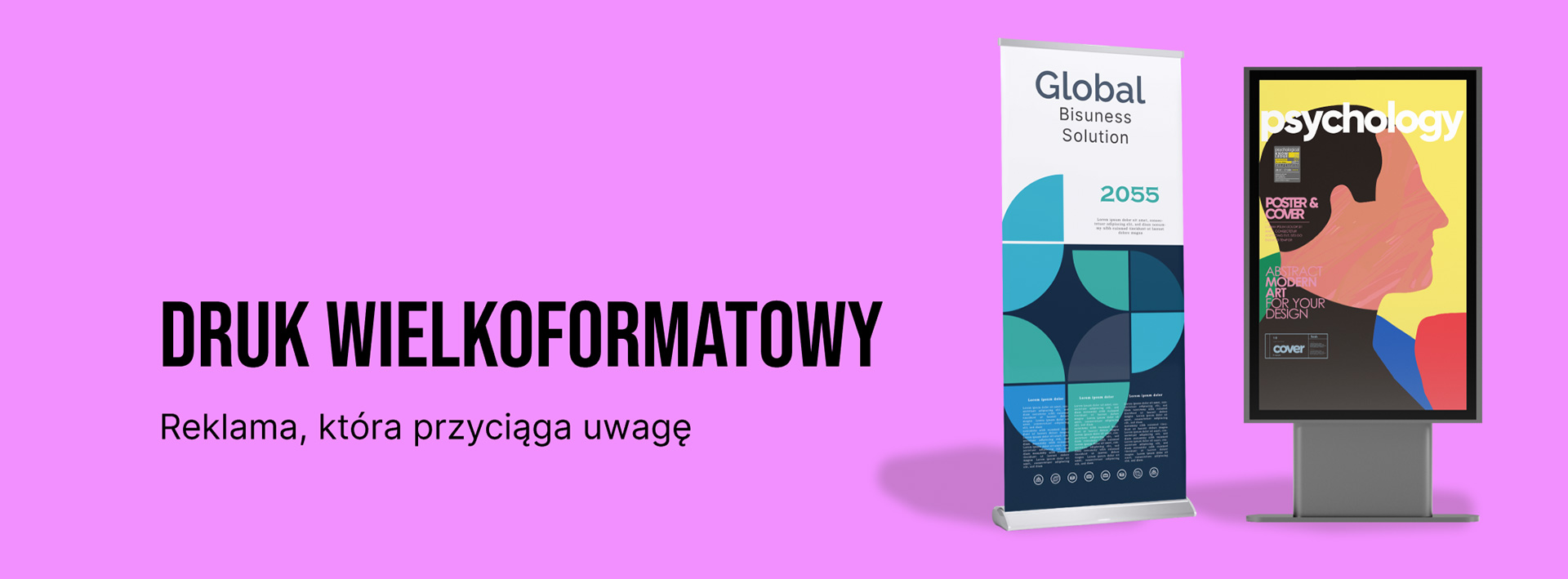 Druk wielkoformatowy – reklama, która przyciąga uwagę